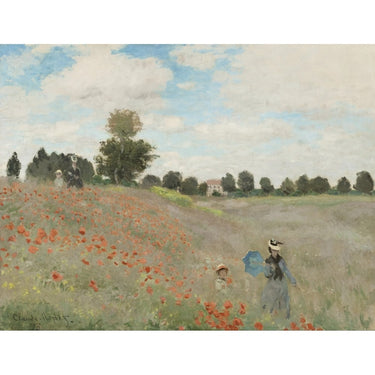 Poppy Field Canvas Monet